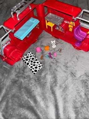 Barbie Chelsea Fire Truck - Includes Some **NOT ALL** Accessories